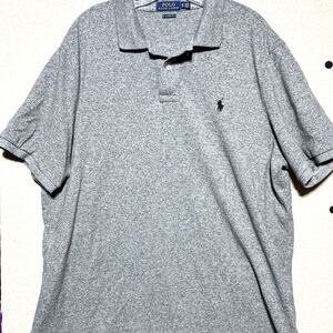 Polo Ralph Lauren Men's Classic Fit Short Sleeve Polo Shirt Sz XL Gray/Black